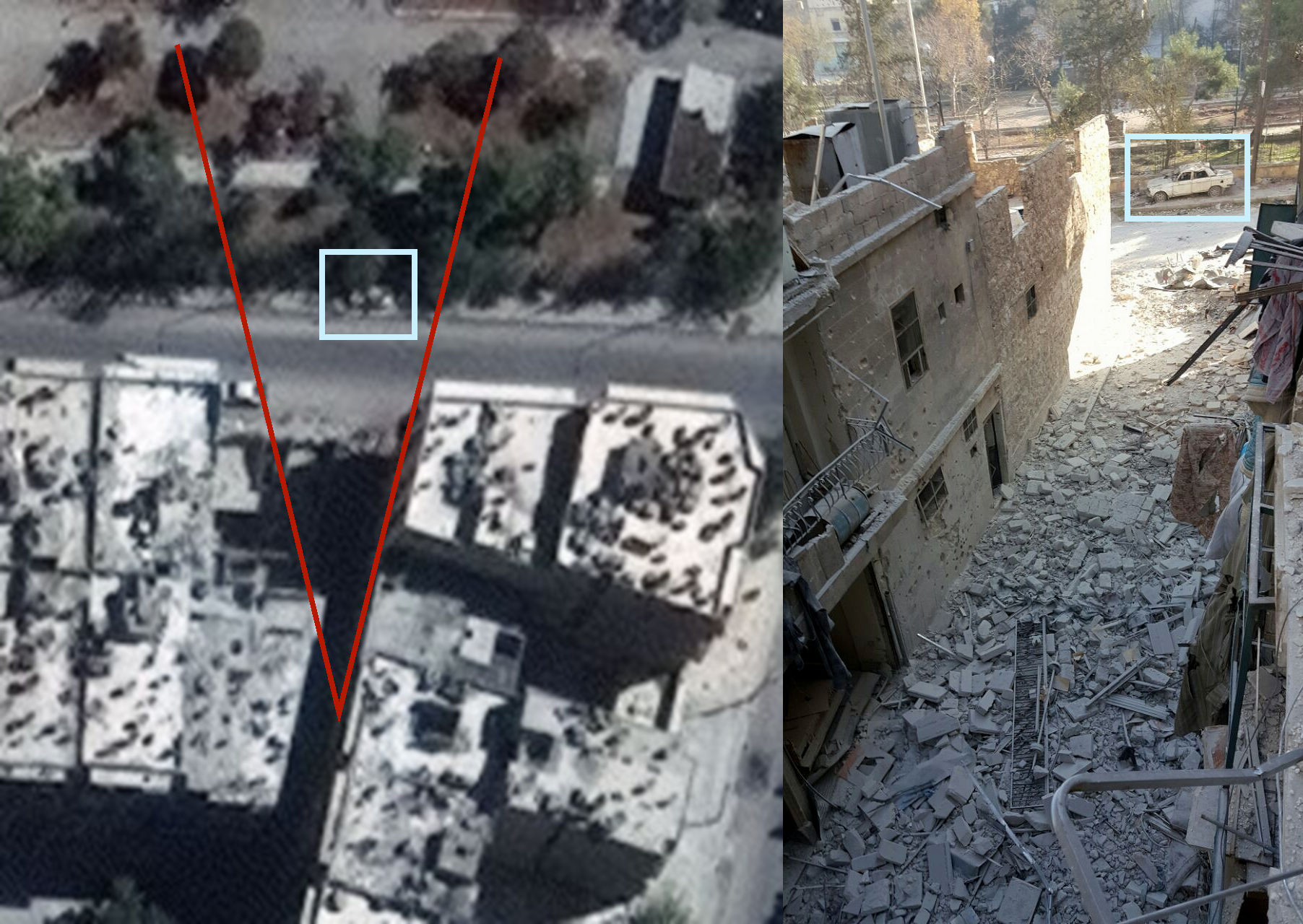 Image 21: Geolocation of bombed house