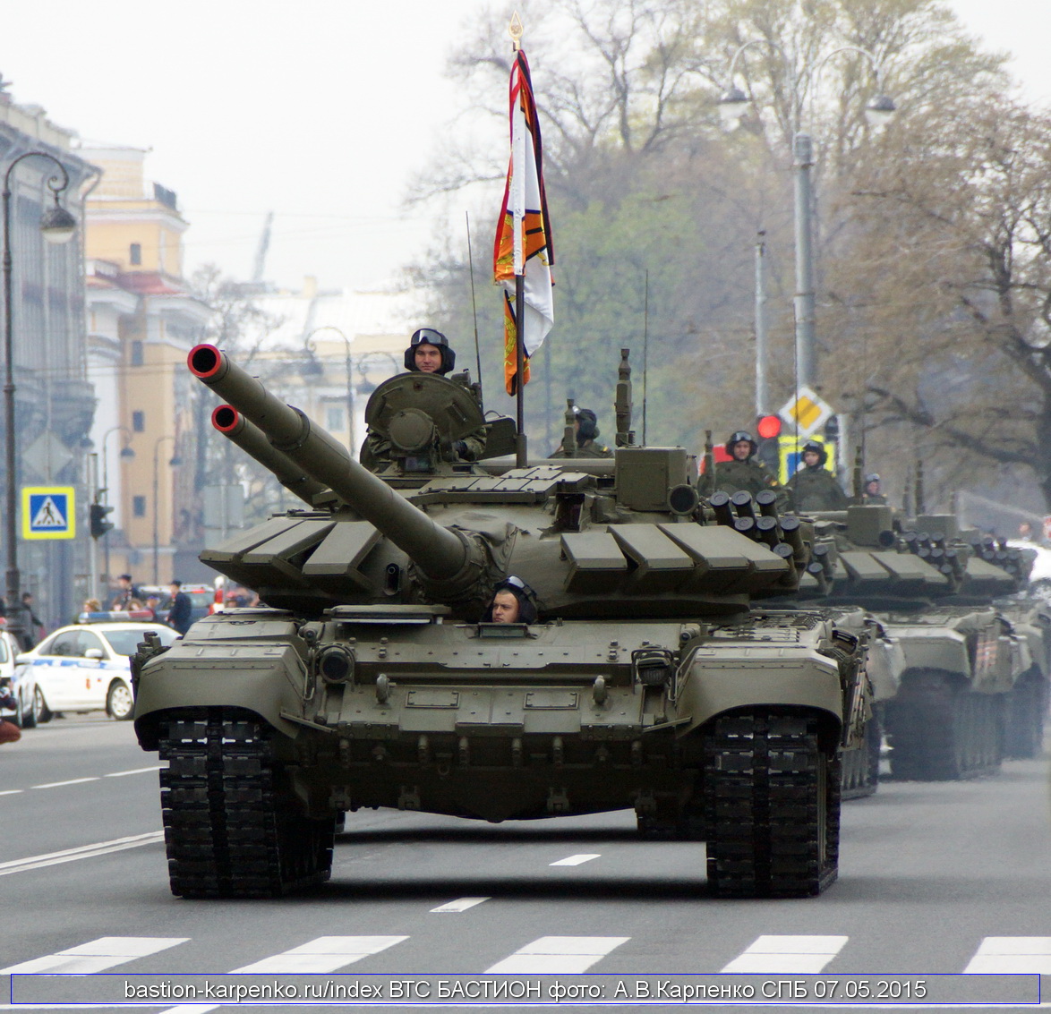 T-72B3 on parade