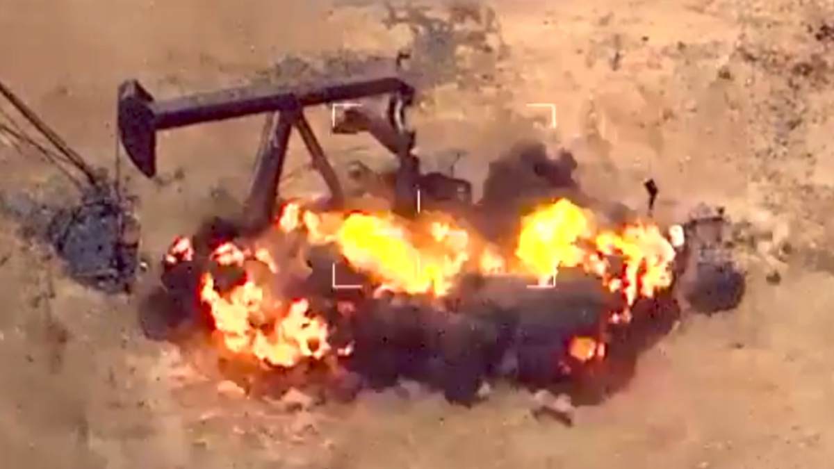 Operation Inherent Resolve strike oil infrastructure near Raqqa, May 20 2016