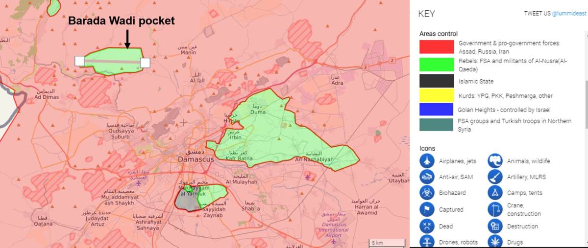Wadi Barada - What Happened to Damascus's Water? - bellingcat