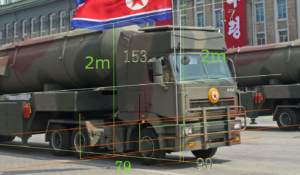 Size Estimations of Missiles Displayed in Recent North Korean Military Parade