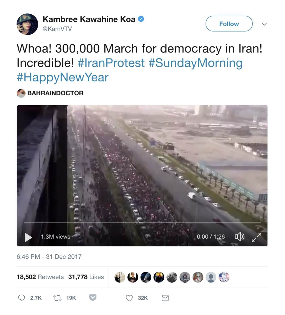 Verified and False Footage of the Iran Protests