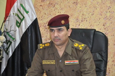 The shoulder insignia on this Iraqi military officer indicates he is a Brigadier General
