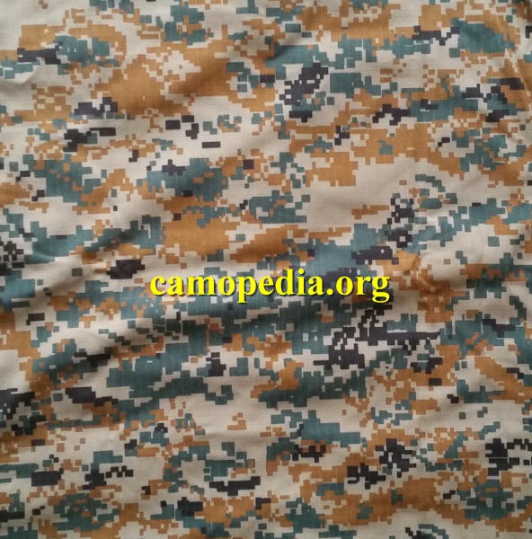 An example of IRGC Basij camouflage from Camopedia