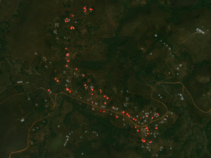 Geolocation of Infrastructure Destruction in Cameroon: A Case Study of Kumbo and Kumfutu