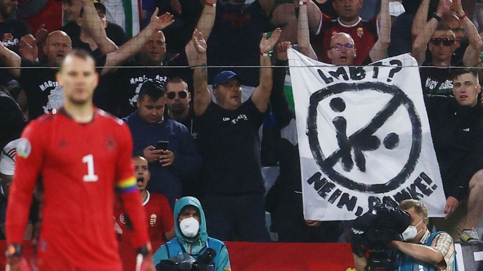 Pic: Bayern Munich fans hold up banner supporting homosexuality in football