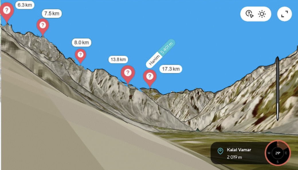 More than Mountaineering: Using PeakVisor for Geolocation