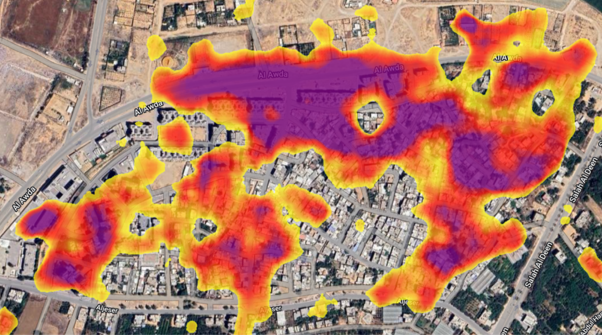 A New Tool Allows Researchers to Track Damage  in Gaza 