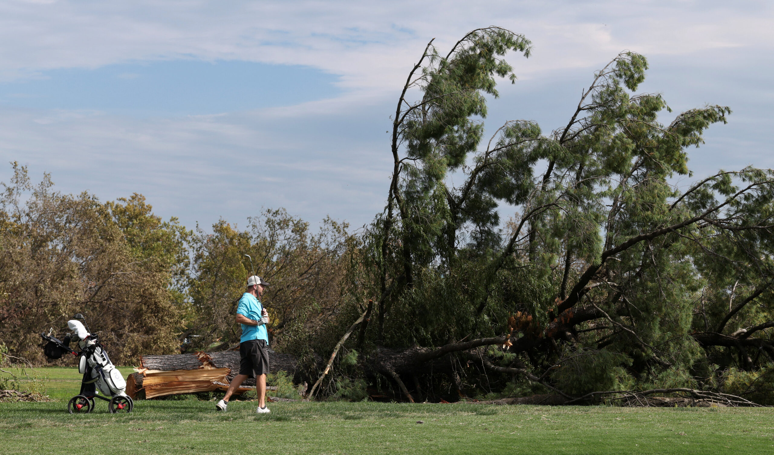 Satellite Imagery Reveals Tree Removal at Trump-Owned Washington D.C. Golf Course