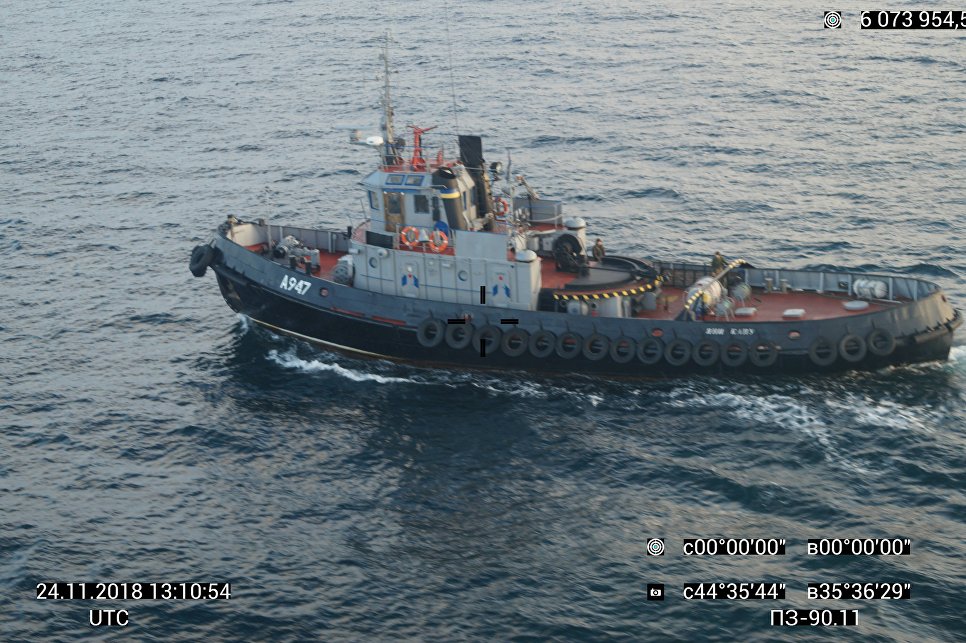 Image 1: FSB photo of the undamaged tug ‘Yani Kapu’ on the 24th of November